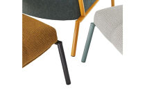 ラウンジチェア&nbsp;ISLE（フレームグリーン）LSE-DGY_04291　【ダークグレー】