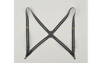 102504-3 お洒落と機能性「ホルスター型サスペンダー」ブラック