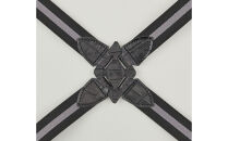 102504-3 お洒落と機能性「ホルスター型サスペンダー」ブラック