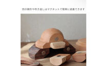 ぬくもりを飾る　天然木の節句兜