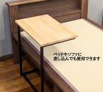 サイドテーブル&nbsp;木製&nbsp;アイアンレッグ&nbsp;バーチ&nbsp;無垢材&nbsp;1人用