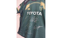 【トヨタヴェルブリッツ　レプリカ1stジャージー】2024-25&nbsp;選手サイン入り（姫野&nbsp;和樹、松田&nbsp;力也、高橋&nbsp;汰地、アーロン・スミス、リッチー・グレイ）&nbsp;限定3着のみ