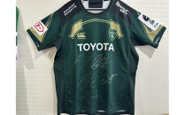 【トヨタヴェルブリッツ　レプリカ1stジャージー】2024-25&nbsp;選手サイン入り（姫野&nbsp;和樹、松田&nbsp;力也、高橋&nbsp;汰地、アーロン・スミス、リッチー・グレイ）&nbsp;限定3着のみ