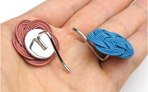 加賀水引細工　ポニーフック　花　ベージュ