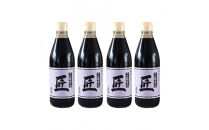 小豆島 桶（こが）仕込 天然醸造 正金醤油    　二段仕込 匠 360ml　4本