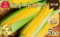 地元テレビで紹介!【先行予約】糖度18～19度!&nbsp;北海道旭川産スイートコーン約5kg&nbsp;(2026年8月中旬発送開始予定)&nbsp;【&nbsp;とうもろこし&nbsp;コーン&nbsp;ゴールドラッシュ&nbsp;野菜&nbsp;旬&nbsp;お取り寄せ&nbsp;北海道&nbsp;旭川市&nbsp;】_05256