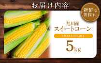 地元テレビで紹介!【先行予約】糖度18～19度!&nbsp;北海道旭川産スイートコーン約5kg&nbsp;(2026年8月中旬発送開始予定)&nbsp;【&nbsp;とうもろこし&nbsp;コーン&nbsp;ゴールドラッシュ&nbsp;野菜&nbsp;旬&nbsp;お取り寄せ&nbsp;北海道&nbsp;旭川市&nbsp;】_05256