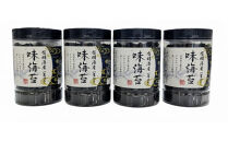 有明海産一番摘み&nbsp;大丸ボトル味海苔10切80枚&nbsp;4本セット&nbsp;有明のり【福岡有明のり】