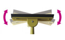 【セット】窓そうじセット（万能ブラシ、Wワイパー、ズーム120(延長用の棒)　ナイスクリン(筆型の清掃器具)）