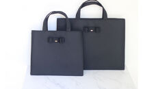 リボントートバッグ　【Sサイズ・グレー】