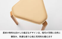 【IZUMO ZS03 2脚】椅子 ダイニングチェア スツール 木製 1脚 2脚セット 4脚セット チェア 完成品 座面高さ45 軽量 竹 無垢材 レザー 高級革 高級 おしゃれ リビングチェア キッチン椅子 玄関 スツール 腰掛け デザイナーズ 家具