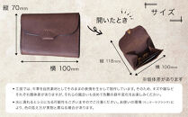 牛革カード＆コインケース「life」ふるさと納税限定「TSU&nbsp;ZU&nbsp;KUコースター」