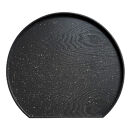 紀州漆器&nbsp;木製&nbsp;半月盆&nbsp;美空&nbsp;黒&nbsp;お盆&nbsp;トレー&nbsp;約36cm