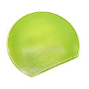 紀州漆器&nbsp;半月盆&nbsp;お盆&nbsp;パステルカラー&nbsp;約36cm&nbsp;グリーン