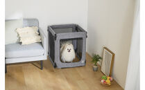 ペット&nbsp;洗える折りたたみペットサークル&nbsp;AOPS-6P&nbsp;グレー