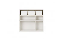 収納棚&nbsp;ラウンドシェルフ&nbsp;RUSR-74S&nbsp;ホワイト