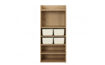 収納棚&nbsp;ラウンドシェルフ&nbsp;RUSR-50H&nbsp;ナチュラル/ライトベージュ