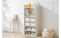 収納棚&nbsp;ラウンドシェルフ&nbsp;RUSR-50H&nbsp;ホワイト