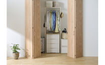 チェスト上ハンガーラック&nbsp;CHHR-640&nbsp;ホワイト