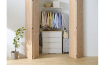 チェスト上ハンガーラック&nbsp;CHHR-850&nbsp;ホワイト