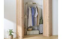 チェスト上ハンガーラック&nbsp;CHHR-850&nbsp;ホワイト