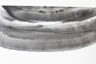 福岡市ゆかりの墨象作品《三魂》原画（A3額装）／「結びゆくものたち」三部作より