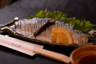 【セット】【博多】フルーツ漬け辛子明太子200g・しめ鯖半身セット