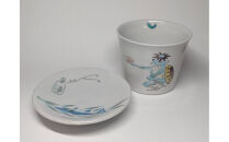 そばちょこ・小皿セット&nbsp;河童の晩餐&nbsp;宴&nbsp;九谷焼&nbsp;食器&nbsp;グラス&nbsp;小皿&nbsp;九谷焼&nbsp;河童&nbsp;晩餐&nbsp;宴&nbsp;日用品&nbsp;和食器&nbsp;セット&nbsp;陶器&nbsp;和モダン&nbsp;日本製&nbsp;手作り&nbsp;伝統工芸&nbsp;職人技&nbsp;デザイン&nbsp;美術品&nbsp;インテリア&nbsp;テーブルウェア&nbsp;石川&nbsp;金沢&nbsp;北陸&nbsp;復興支援&nbsp;復興応援