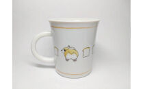 マグカップ おしりパン 九谷焼 マグカップ 雑貨 日用品 食器 テーブルウェア 九谷焼 日本製 和風 カラフル デザイン 陶器 コレクション インテリア 食卓用 石川 金沢 北陸 復興支援 復興応援