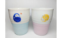 ペアフリーカップ&nbsp;だるまちゃん&nbsp;九谷焼&nbsp;雑貨&nbsp;日用品&nbsp;食器&nbsp;グラス&nbsp;マグカップ&nbsp;テーブルウェア&nbsp;九谷焼&nbsp;ペア&nbsp;フリーカップ&nbsp;だるま&nbsp;和風&nbsp;伝統&nbsp;工芸&nbsp;家庭用&nbsp;食卓&nbsp;インテリア&nbsp;飲み物用&nbsp;石川&nbsp;金沢&nbsp;北陸&nbsp;復興支援&nbsp;復興応援