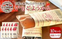  ＠FARM　いちごようかん～8個入りパック～10個セット
