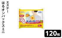 はるオンパックスミニ&nbsp;（１０枚入×１２パック）１２０枚セット&nbsp;｜&nbsp;カイロ&nbsp;防寒&nbsp;暖&nbsp;エステー&nbsp;日用品