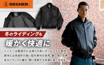 【デグナー】ふるさと納税限定 スタジアムジャンパー型レザージャケット［25WJ-9F] ブラック Lサイズ｜京都 バイクギア 人気ブランド［ 京都 バイクギア 人気ブランド ジャケット レザー 革 限定品 人気 おすすめ ツーリング ライダー バイカー お取り寄せ 送料無料 ふるさと納税 ］