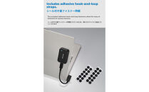 L字コネクターのショートケーブル付き&nbsp;ポータブルSSD　Gシリーズ　4TB