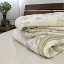 【シングル2枚組】『ほっ』とするやさしい暖かさの綿毛布(140×200cm)×1セット（ベージュ2枚）&nbsp;&nbsp;SH-36901S-2P