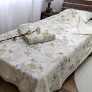 【シングル2枚組】『ほっ』とするやさしい暖かさの綿毛布(140×200cm)×1セット（ベージュ2枚）&nbsp;&nbsp;SH-36901S-2P