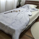 【シングルサイズ】『ほっ』とするやさしい暖かさの綿毛布(140×200cm)×ラベンダー1枚&nbsp;&nbsp;SH-36902S