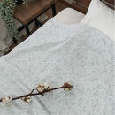 『軽やか』で洗濯しやすい綿100%タオルケット シングルサイズ（140×190cm）×ブルー１枚 5164-BL