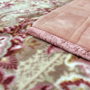 【ダブルサイズ】暖かふんわりアクリルマイヤー2枚合わせ毛布&nbsp;ピンク1枚&nbsp;M-87611-PI