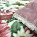 【ダブルサイズ】暖かふんわりアクリルマイヤー2枚合わせ毛布&nbsp;ピンク1枚&nbsp;M-87633-PI