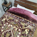 【シングルサイズ】贅沢カシミヤウール混わた入り嵩高毛布&nbsp;ピンク1枚&nbsp;CAK-161-PI