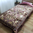 【シングルサイズ】贅沢カシミヤウール混わた入り嵩高毛布&nbsp;ピンク1枚&nbsp;CAK-161-PI