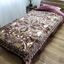 【シングル2枚組】贅沢カシミヤウール混わた入り嵩高毛布&nbsp;(140×200cm)×１セット（ピンク1枚・ブルー1枚）&nbsp;&nbsp;CAK-161-2P