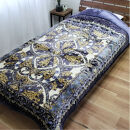 【シングル2枚組】贅沢カシミヤウール混わた入り嵩高毛布&nbsp;(140×200cm)×１セット（ピンク1枚・ブルー1枚）&nbsp;&nbsp;CAK-161-2P