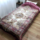 【シングルサイズ】贅沢カシミヤウール混わた入り嵩高毛布&nbsp;ピンク1枚&nbsp;CAK-162-PI