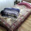 【シングル2枚組】贅沢カシミヤウール混わた入り嵩高毛布&nbsp;(140×200cm)×１セット（ピンク1枚・ブルー1枚）&nbsp;&nbsp;CAK-162-2P