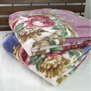 【シングル2枚組】洗える&nbsp;吸湿発熱&nbsp;軽量あったか毛布&nbsp;(140×200cm)×1セット（ピンク1枚・ブルー1枚）&nbsp;MO-6062-2P