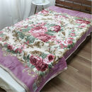 【シングル2枚組】洗える&nbsp;吸湿発熱&nbsp;軽量あったか毛布&nbsp;(140×200cm)×1セット（ピンク1枚・ブルー1枚）&nbsp;MO-6062-2P