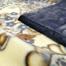 【シングルサイズ】吸湿発熱シルキータッチ2枚合わせ毛布&nbsp;ブルー1枚&nbsp;YO-4800-BL