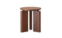 コーヒーテーブル TROCADERO 円型 Φ400 木目 マロンブラウン_05081